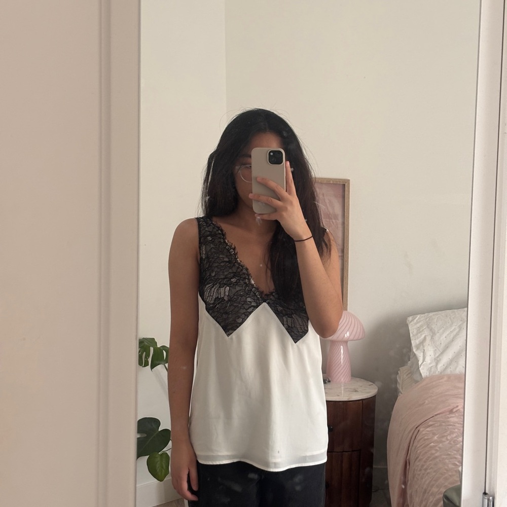 Babaton Lace Trim Tank Top